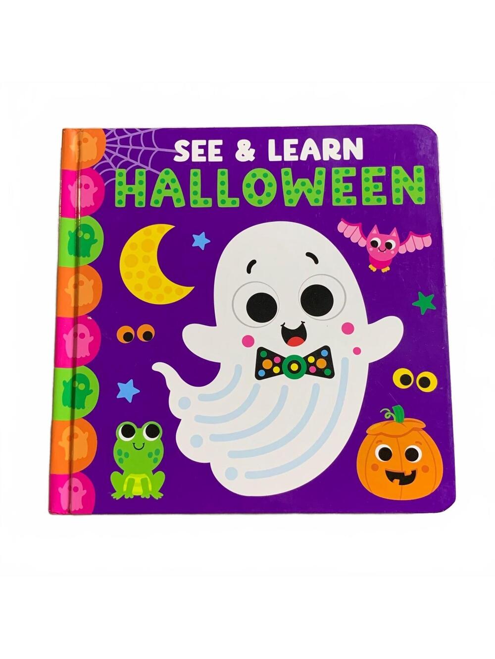 See & Learn Halloween Board Book Tiny Touch Illustrated Kidsbooks Ages 0-5